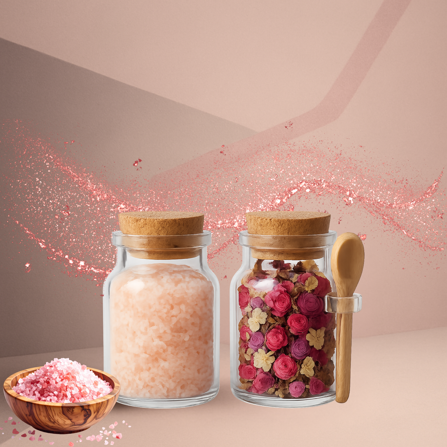 سكراب الورد وملح الهملايا للبشرة – Almas Products